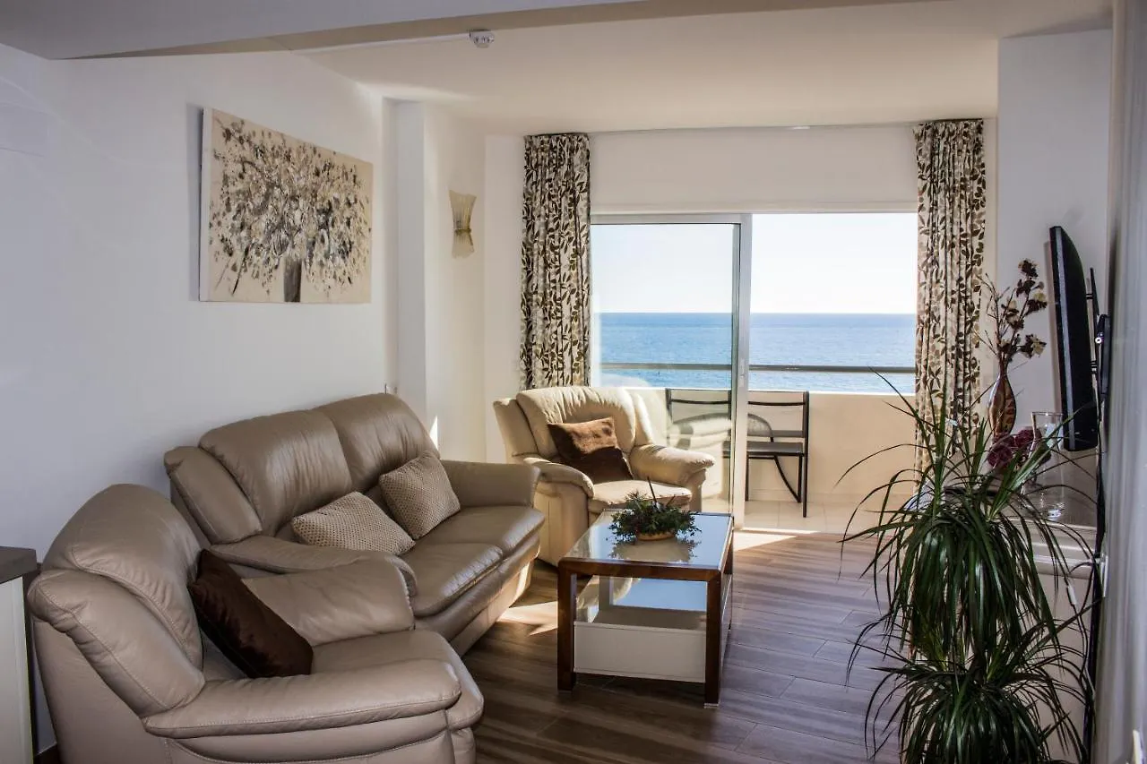 Beachfront Apartment In Fuengirola With Sea Views